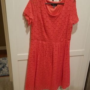 Beautiful coral color dress
